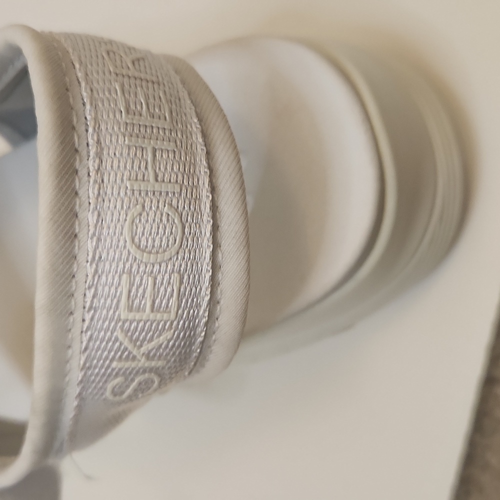Skechers Women's Cali Uno New Sesh White Sandal Size 9 - Picture 6 of 10